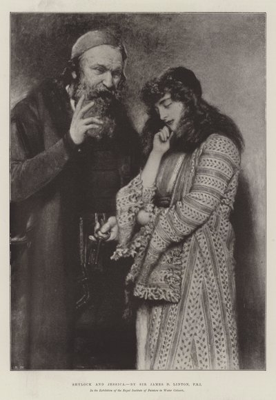 Shylock et Jessica, dans l